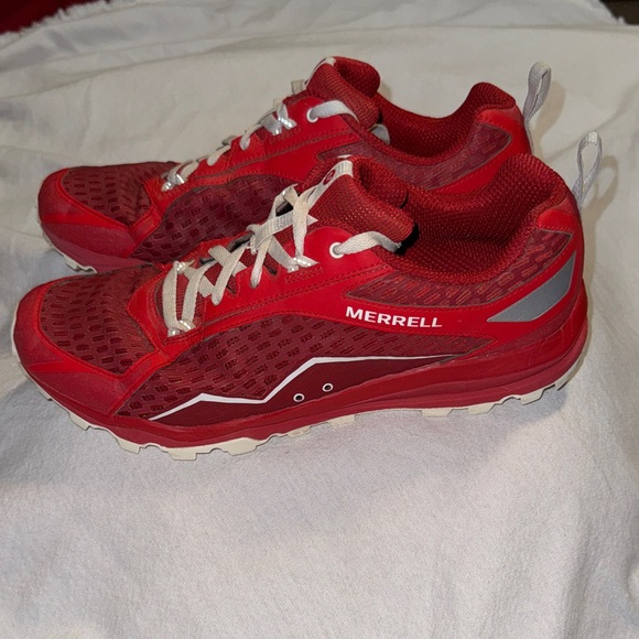 Merrell Red Trail Running Shoes - Picture 1 of 6